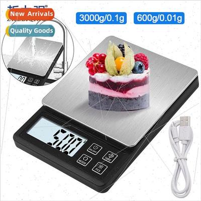 Home Kchen Food Baking Electronic Scale USB Rechargeable Min