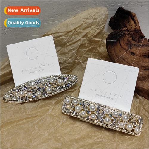 Korean hair clips diamonds celebry top clip a word clip swee