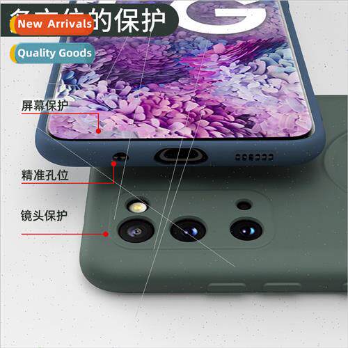 适用Samsung A73 a53 imitation liquid silicone A21s full pack