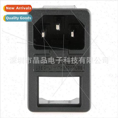 AC-01 Cassette Pin Socket 3-in-1 Swch wh Fuse Power Socket C