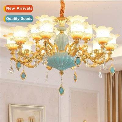 xury warm atmosphere bedroom light simple  chandelier guest