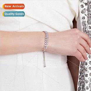 Koreafashion hundred match high-grade full zirconium bracele