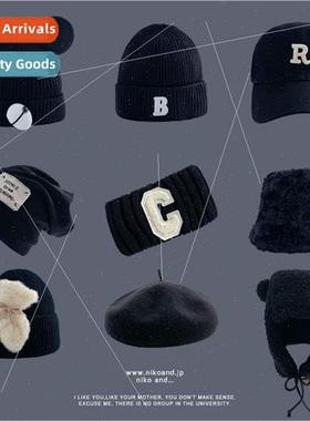 Black hat winter warm women  windprocap fisherman hat fashio