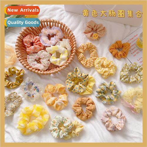 Korea headdress cute small flowers head rope large intestine