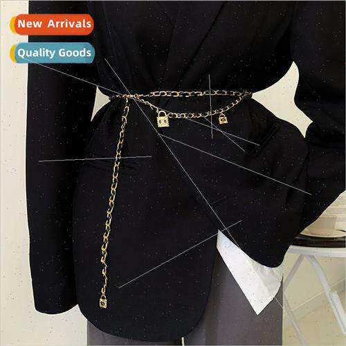 Waist chain female skirt su hundred metal sweater chain belt