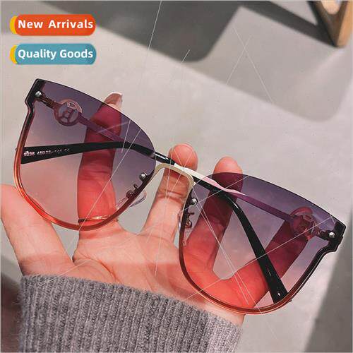 new tide sunglasses men women gold rimmed nd teal half frame