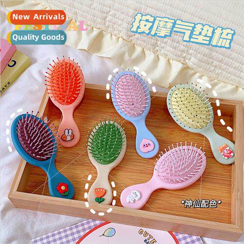 Cartoon girl heart airbag air cushion comb men women head ma