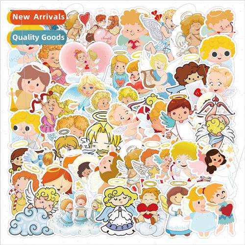 50 cute cherub stickers cell phone refrigerator water cup de
