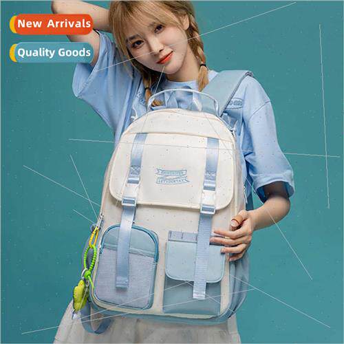 Schoolbag Female Nylon Fresh Student Bag Large Capacy Travel