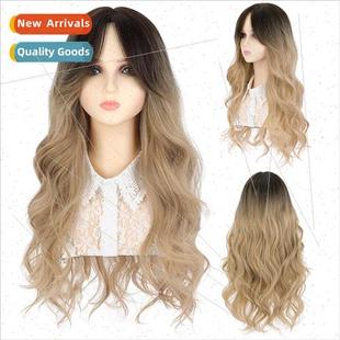 female long wave head natur big set curly Wig hair