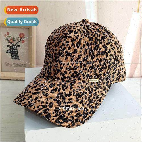 Small leopard hat female set cool hundred wh baseball cap Ko