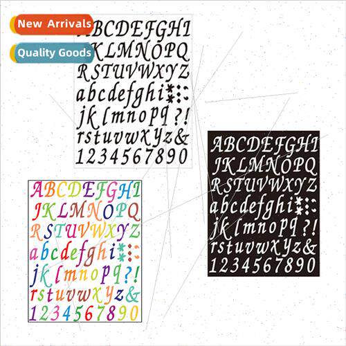 1 inch alphanumeric vinyl self-adhesive mailbox address numb