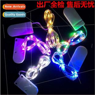 led copper wire wire lights string button battery box gift b