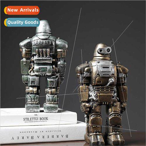 Scandinavian simulation robot resin ornaments living room en