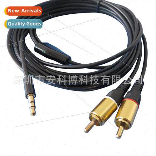 1 meter long Gold-plated head 1 in 2 l Lotus head cable 3.5
