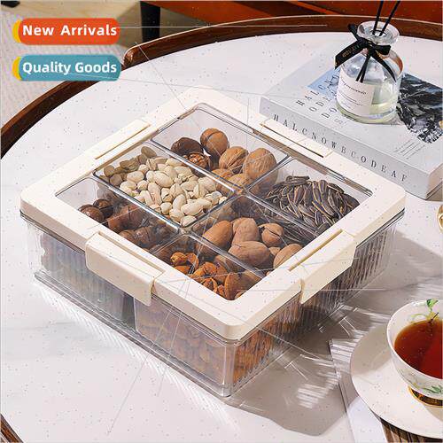 Snacks fru plate nuts household dried fru box coffee table f