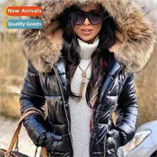 Autumn and winter 2023 new womens cotton down cotton jacket