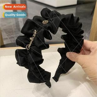 female top face new summer band hair ruffled cranial High