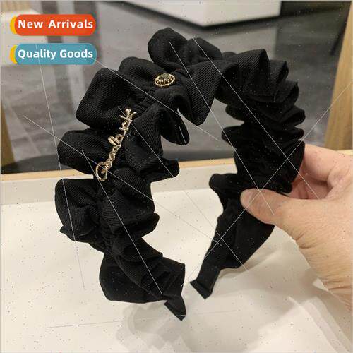 High cranial top ruffled hair band female summer new face wa