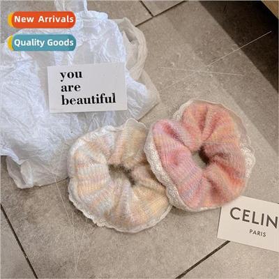 Fantasy girly Sweetie Pie Illusion Woolen Sausage Hair Bands