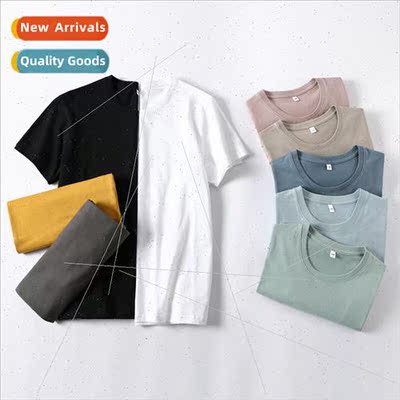 Short-sleeved T-shirt men bottoming shirt 2022 summer new so