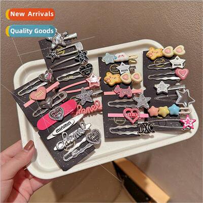 Dopamine Hair Clips Girls Millennium Wind de Clip Bangs Clip