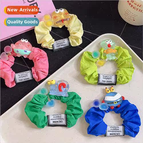 Large intestine hair bcute cartoon hair rope fabric sweet pl