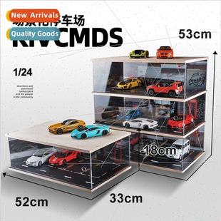 storage simulation parking Boys scene model lot car