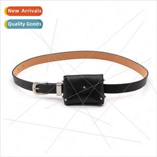 versatile coi pack purse bag mini female belt thin waist New