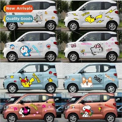 Wuling Hongguang miniev car stickers electric car Pikachu ca