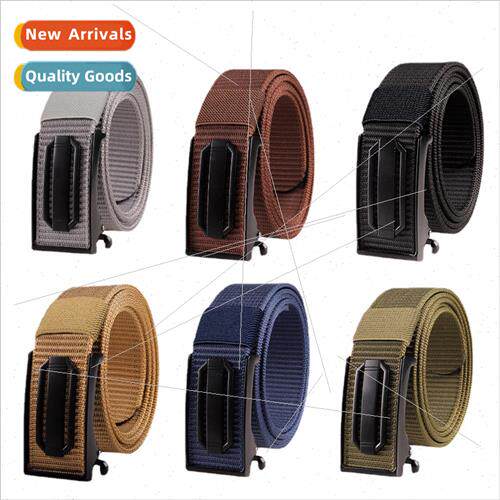 New toothless automatic buckle belt head men imation nylon b