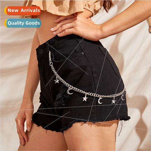 Europe young Y2K Black Friday new pentagram moon fashion hun
