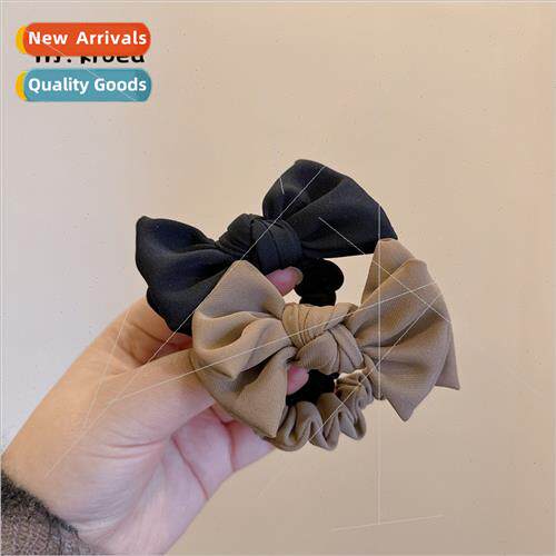 cute girl  bow versatile ponytail hair band head tie jewelry