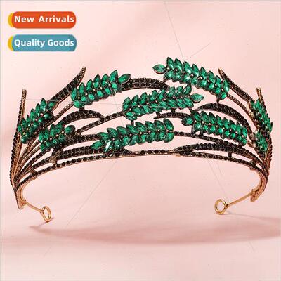 Europe new creative wedding jewelry wheat branches leaves mo