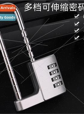 4-dig retractable combination lock large room door gym locke