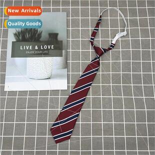 Lazy Japan College Chelsea Women Stripe Tie Graduation Red