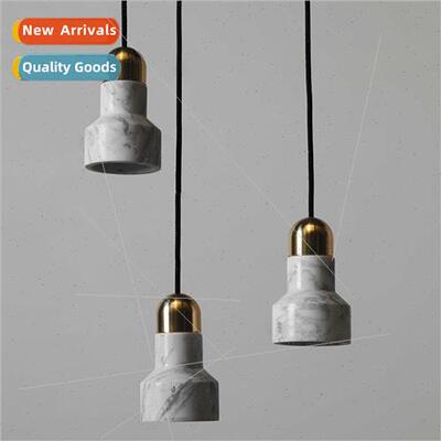 Marble Scandinavian bedroom bedside small chandelier creativ
