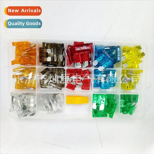 140pcs Zinc Small & Medium Car Fuse Boxed Fuse 5-30A Auto Fu