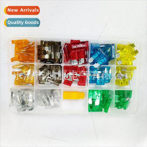 140pcs Zinc Small & Medium Car Fuse Boxed Fuse 5-30A Auto Fu