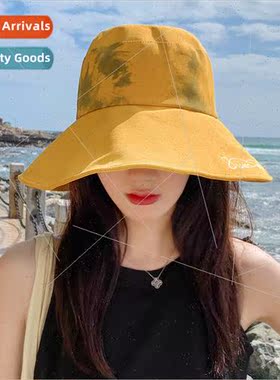 Spring and Autumn new hat female Korean embroidered letters