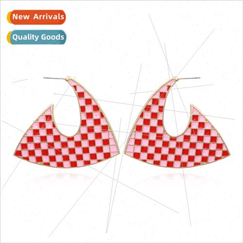 Personalized creative retro oil drop earrings temperament el