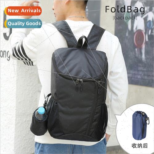 New outdoor foldable shoulders backpack skin bag men women s