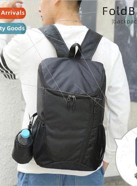 New outdoor foldable shoulders backpack skin bag men women s