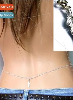 Europe fashion punk metal fine chain body chain female simpl