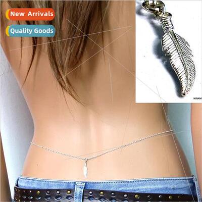 Europe fashion punk metal fine chain body chain female simpl