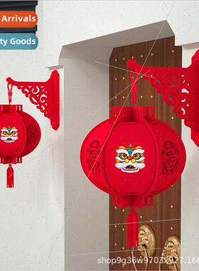 Lanterns door hanging Spring Festival couplets decorations