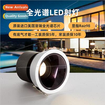 Full spectrum living room recessed downlight small hill anti