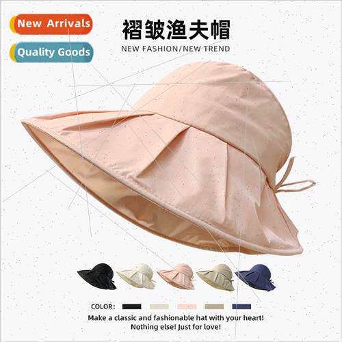 2023 Round Breathable Sun Hat Large Brim Show Face Small Sol