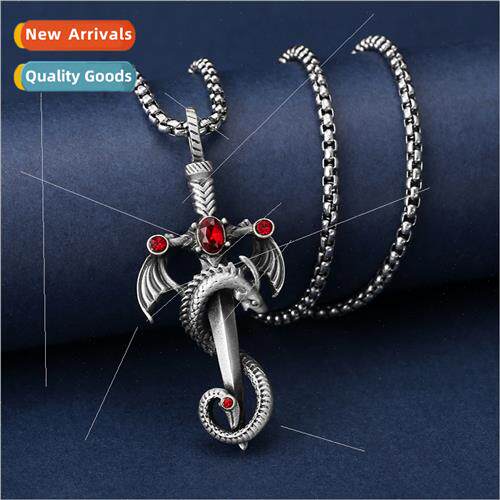 Europe ethnic hip-hop hundreds retro dragon sword tanium all
