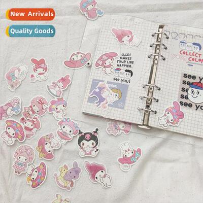 40/pack cartoon Lottie pink rabb girl phone case notebook ha